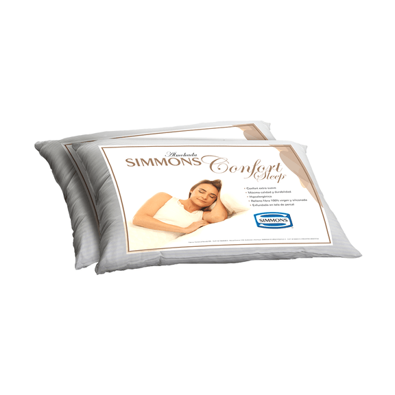 Vista-frontal-Combo-Almohadas-Simmons-Confort-Sleep-70x50-con-packging